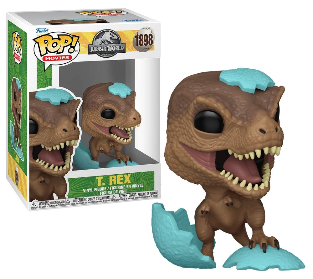 Funko Pop! JURASSIC PARK SPRG - POP Movies N° 1898 - T-Rex (Blue egg)