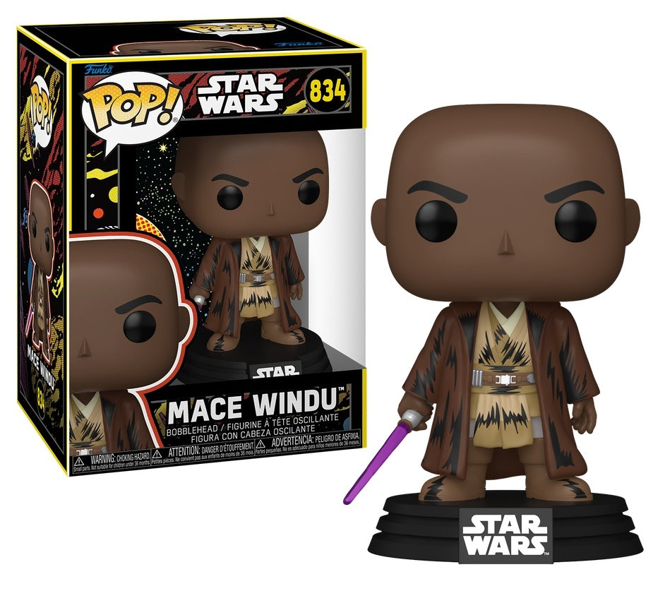 Funko Pop! MAY THE FOURTH - POP Star Wars N° 834 - Mace Windu (Retro)