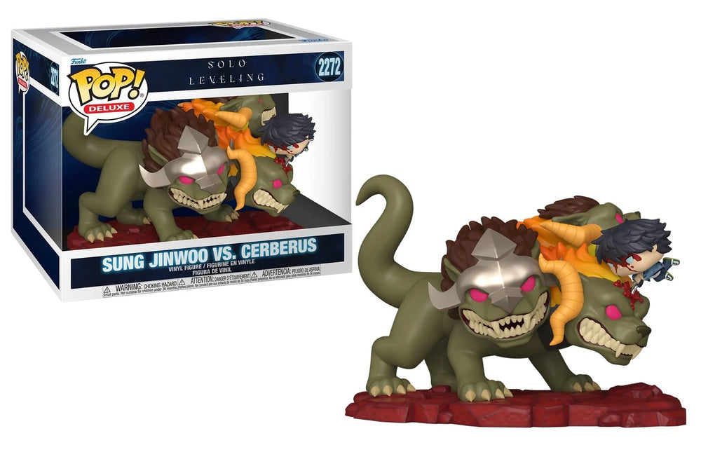 Funko Pop! SOLO LEVELING - POP Deluxe N° 2272 - Sung Jinwoo VS Cerberus