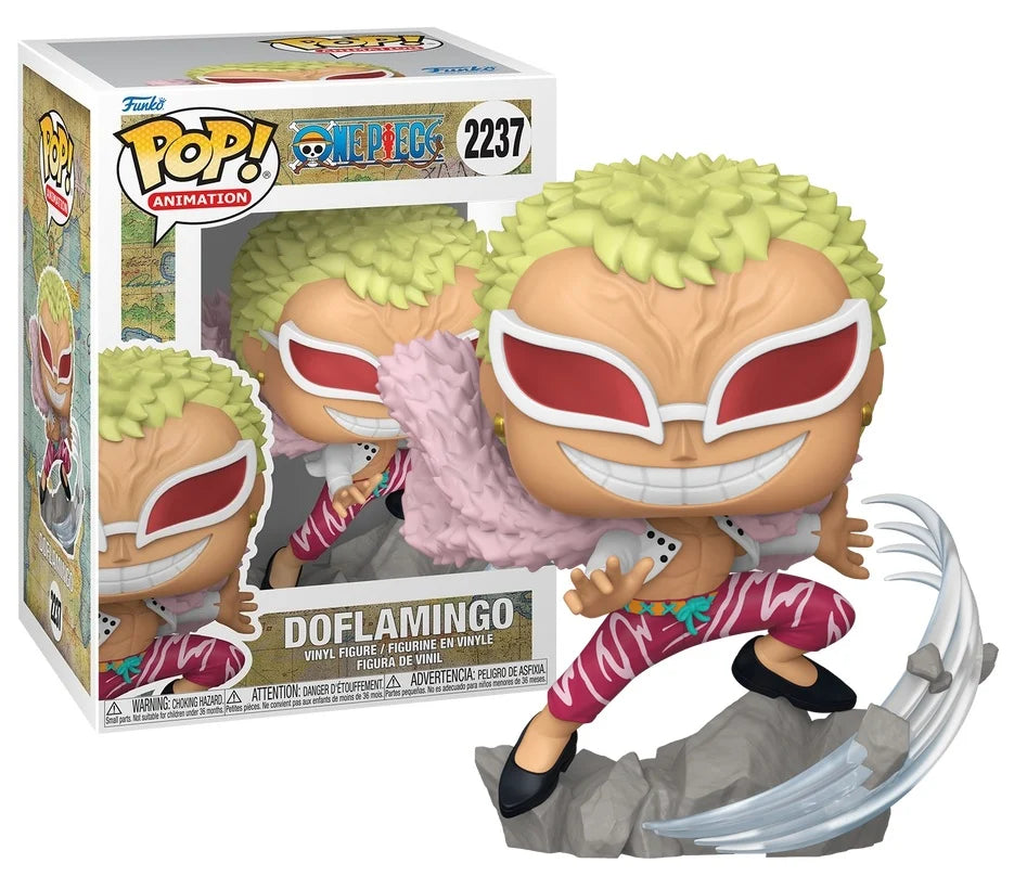 Funko Pop! ONE PIECE REFRESH - POP Animation N° 2237 - Doflamingo