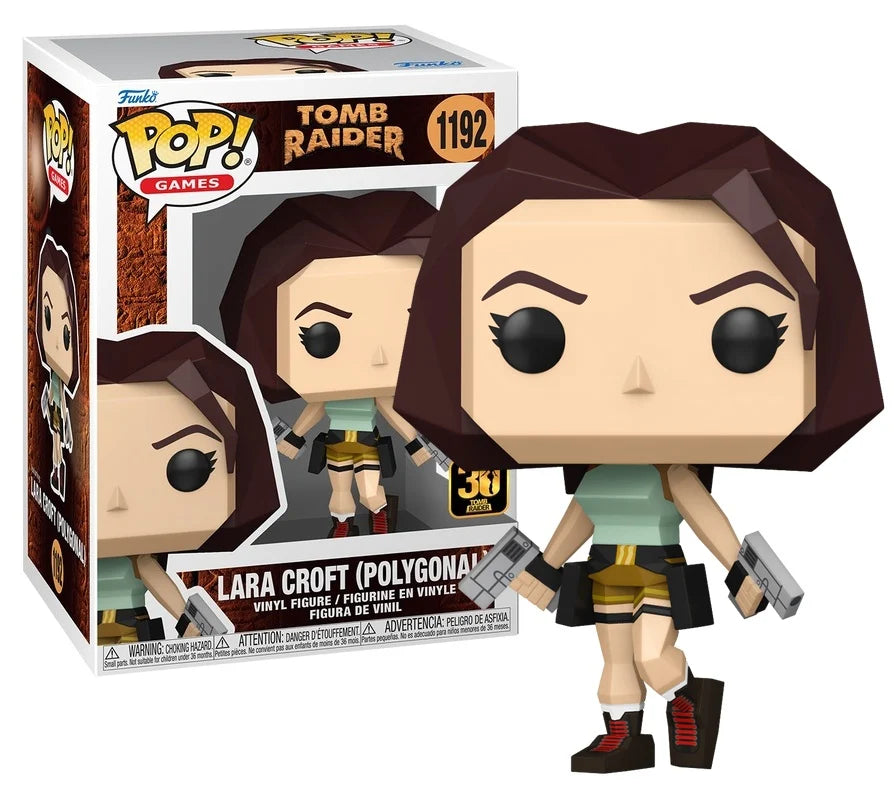 Funko Pop! TOMB RAIDER - POP Games N° 1192 - Lara Croft (Polygon)