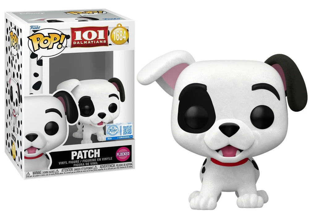 Funko Pop! 101 DALMATIANS - POP Disney N° 1684 - Patch (Flocked)