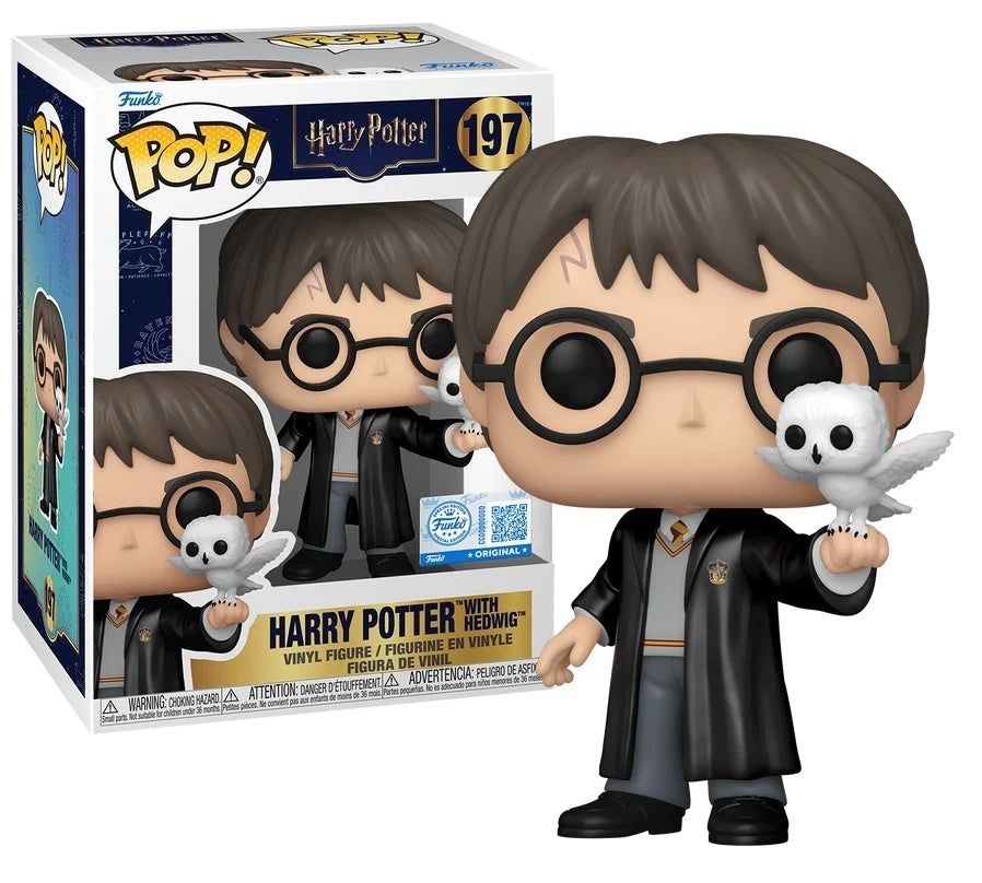 Funko Pop! HARRY POTTER - POP Movies N° 197 - Harry with Hedwig