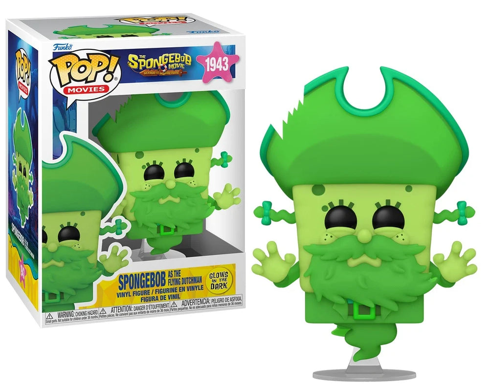 Funko Pop! THE SPONGEBOB MOVIE - POP Movies N° 1943 - Bob Flying Dutchman (GITD)