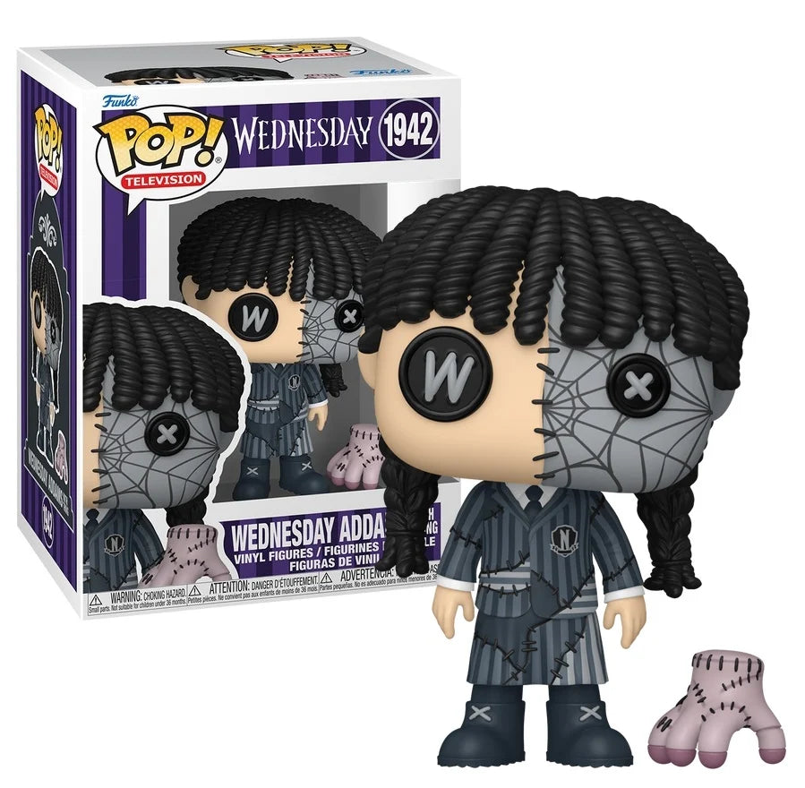 Funko Pop! PATCHWORK - POP & Buddy N° 1942 - Wednesday with the Thing