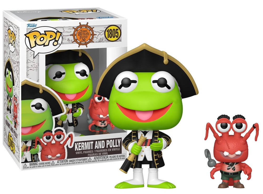 Funko Pop! MUPPETS TREASURE ISLAND - POP & Buddy N° 1805 - Kermit & Polly