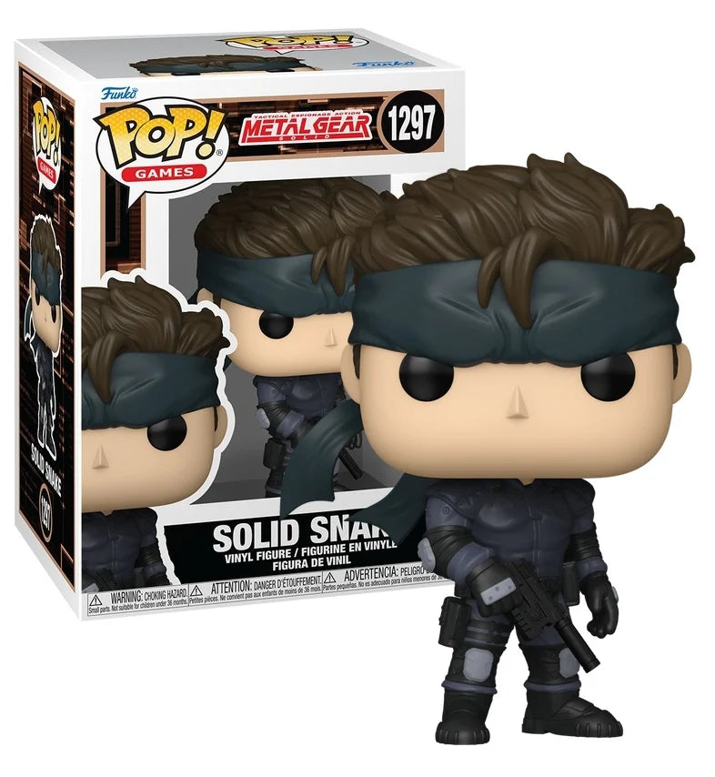 Funko Pop! METAL GEAR SOLID - POP Games N° 1297 - Solid Snake