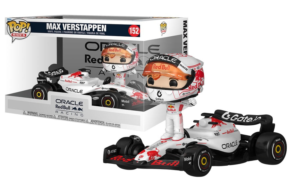 Funko Pop! RED BULL - POP Ride Super Deluxe N° 152 - Max Verstappen (White)