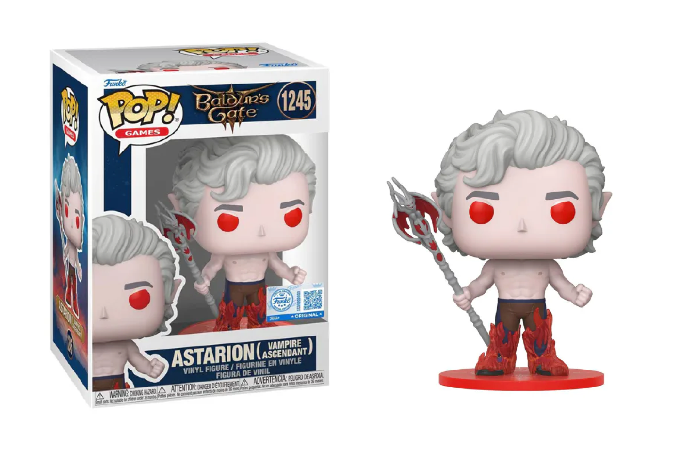 Funko Pop! BALDUR'S GATE 3 - POP Games N° 1245 - Astarion (Vampire Ascendant)