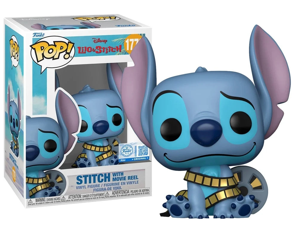 Funko Pop! LILO & STITCH - POP Disney N° 1779 - Stitch with movie reel