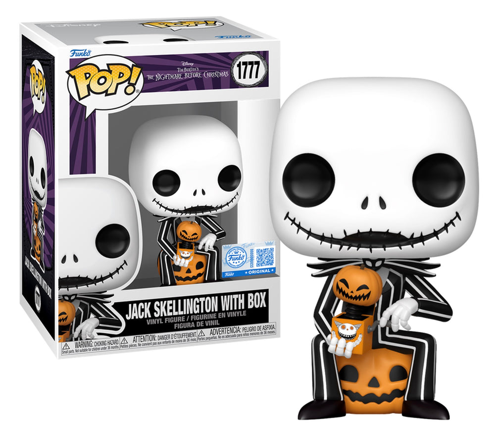 Funko Pop! NIGHTMARE BEFORE CHRISTMAS - POP Disney N° 1777 - Jack with box