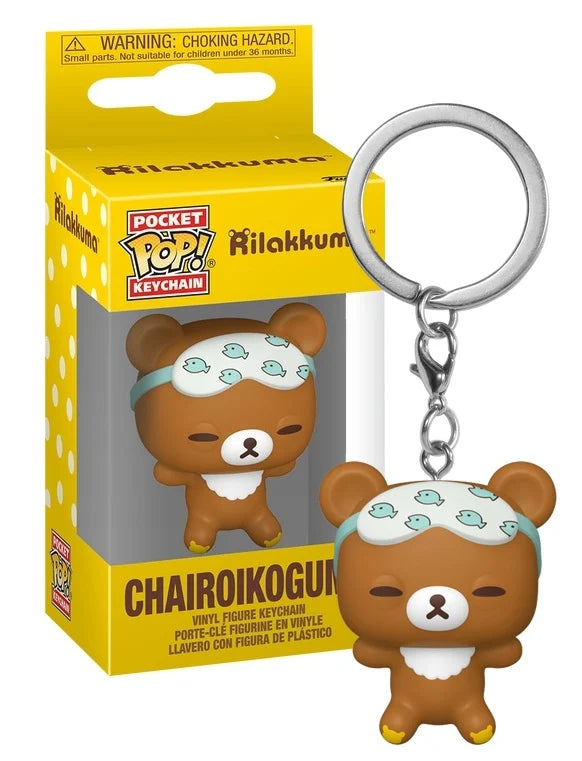Funko Pocket Pop! RILAKKUMA - Pocket Pop Keychain - Chairoikoguma Sleepy