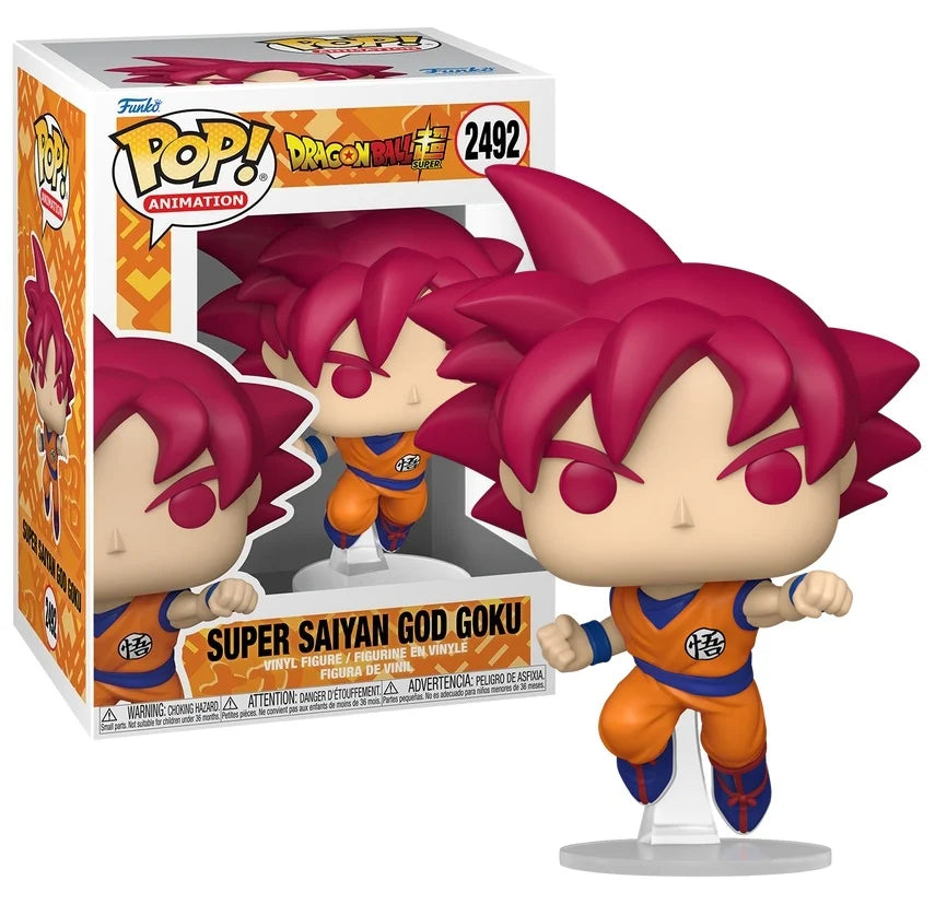 Funko Pop! DRAGON BALL SUPER - POP Animation N° 2492 - Super Saiyan God Goku