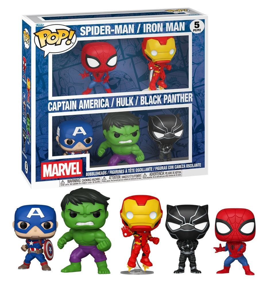 Funko Pop! MARVEL - POP Marvel - Marvel 5PK