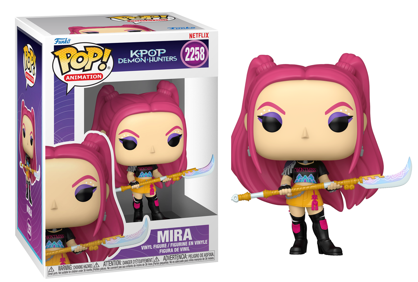 Funko Pop! K-POP DEMON HUNTERS - POP Animation N° 2258 - Mira
