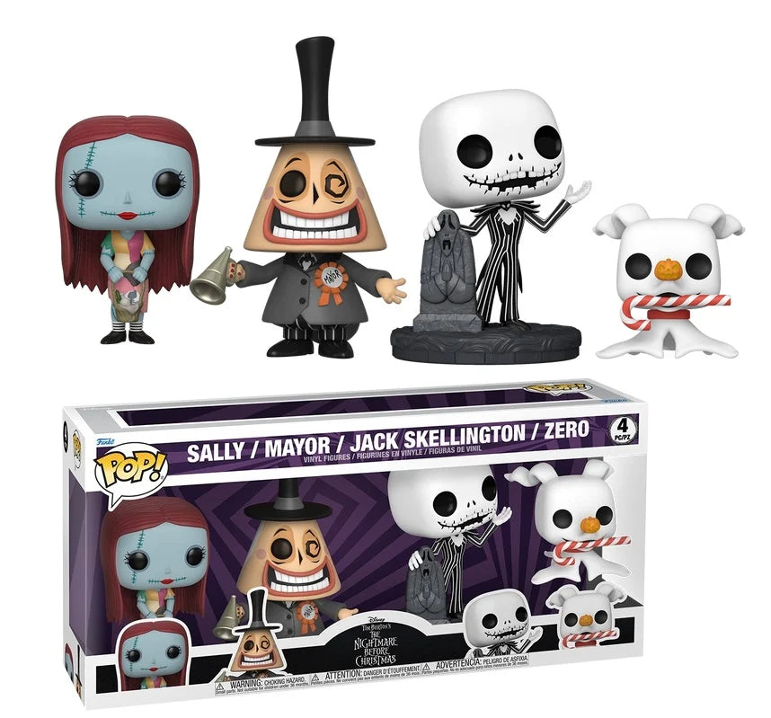 Funko Pop! NIGHTMARE BEFORE CHRISTMAS - POP Disney - 4PK
