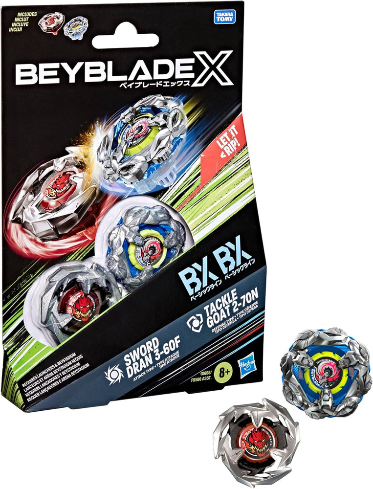 BEYBLADE X - Sword Dran 3-60F & Tackle Goat 2-70N