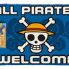 ONE PIECE - Deurmat 40X60 - All Pirates Welcome