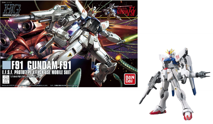 GUNDAM - Model Kit - HGUC 1/144 - Gundam F91 - 13cm