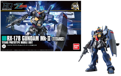 GUNDAM - HGUC RX-178 Gundam MK-II Titans 1/144 - Model Kit
