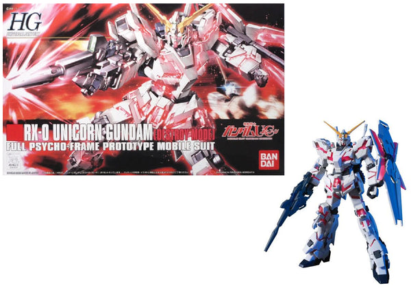 GUNDAM - 1/144 HGUC RX-0 Unicorn Gundam - Model Kit 13cm