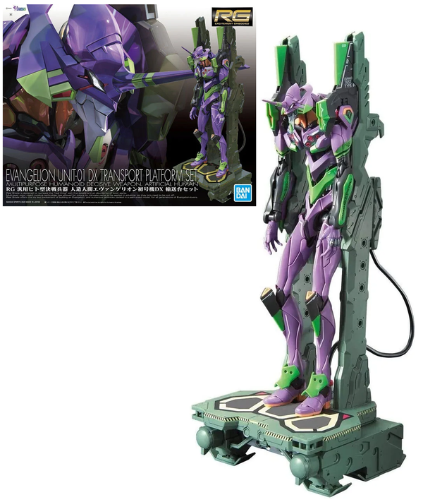 EVANGELION - RG UNIT-01 DX Transport Platform Set - Model Kit