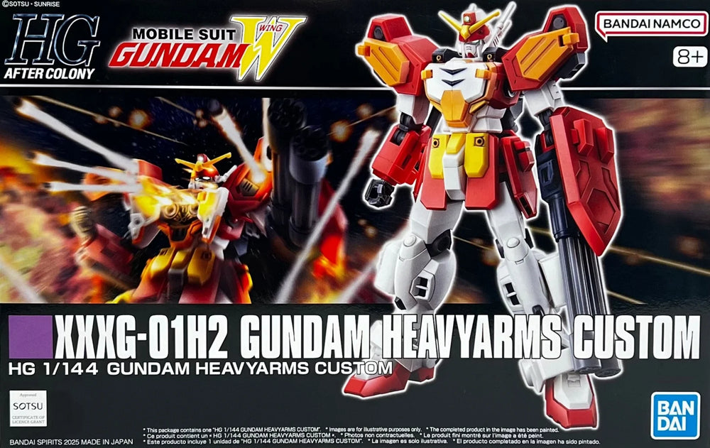 GUNDAM - HG 1/144 XXXG-01H2 Gundam Heavyarms Custom - Model Kit