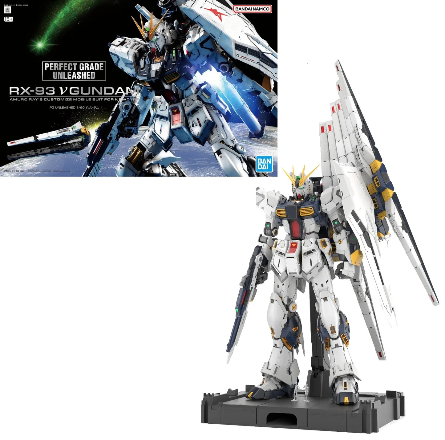 GUNDAM - PG Unleashed 1/60 v Gundam - Model Kit