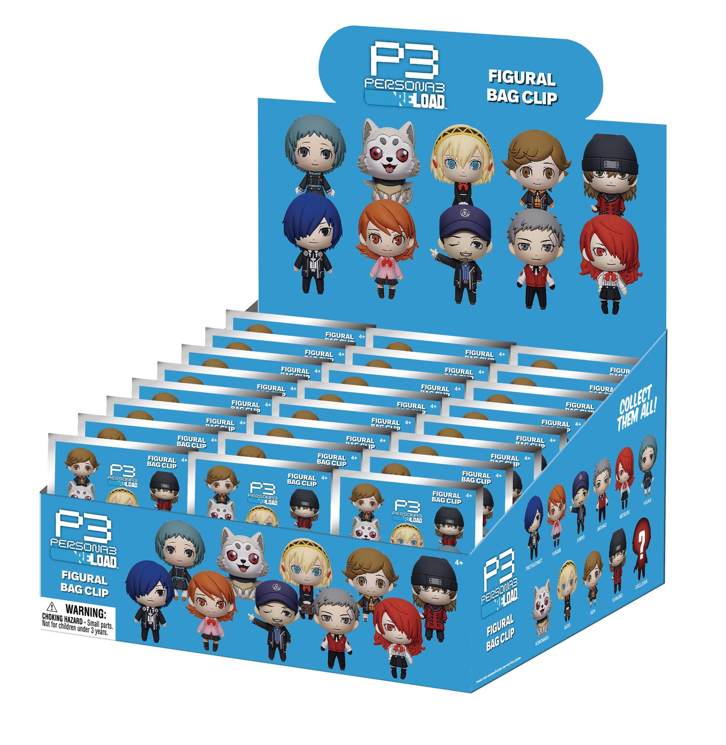 PERSONA 3 RELOAD - Series 1 - 3D Foam Bag Clip (1 willekeurige bag clip)