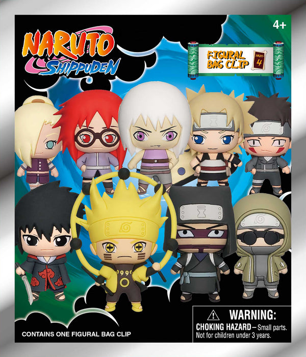 NARUTO SHIPPUDEN - Series 4 - 3D Foam Bag Clip