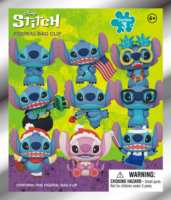 DISNEY - Stitch Series 3 - 3D Foam Bag Clip