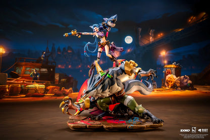 *PRE-ORDER* LEAGUE OF LEGENDS - Jinx & Warwick - Statue Diorama 1/10 37cm
