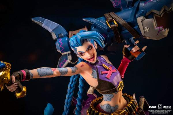 *PRE-ORDER* LEAGUE OF LEGENDS - Jinx & Warwick - Statue Diorama 1/10 37cm