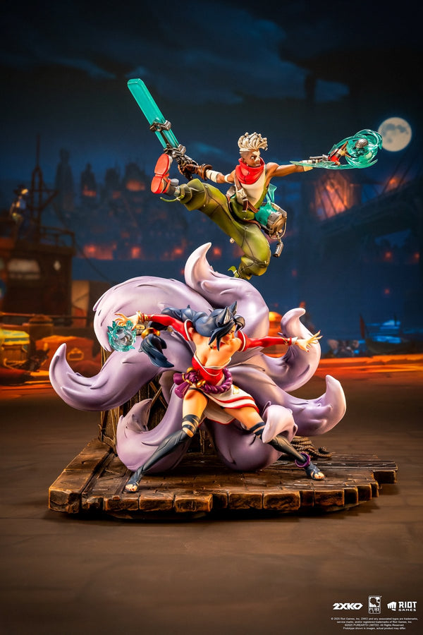 *PRE-ORDER* LEAGUE OF LEGENDS - Ekko & Ahri - Statue Diorama 1/10 30cm