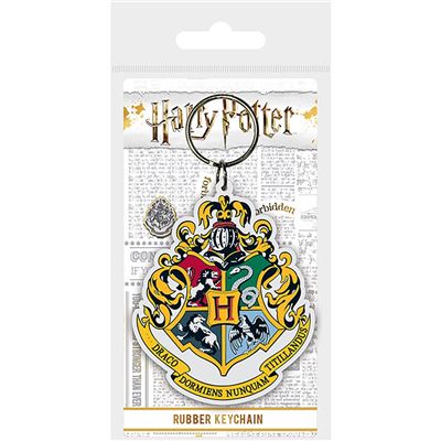 HARRY POTTER - Rubber Keychain - Hogwart's Crest