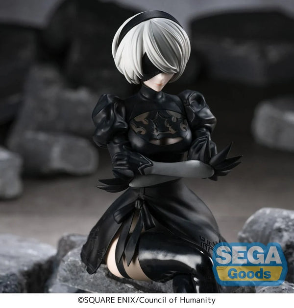 NIER AUTOMATA - 2B - Statue PM Perching 13cm