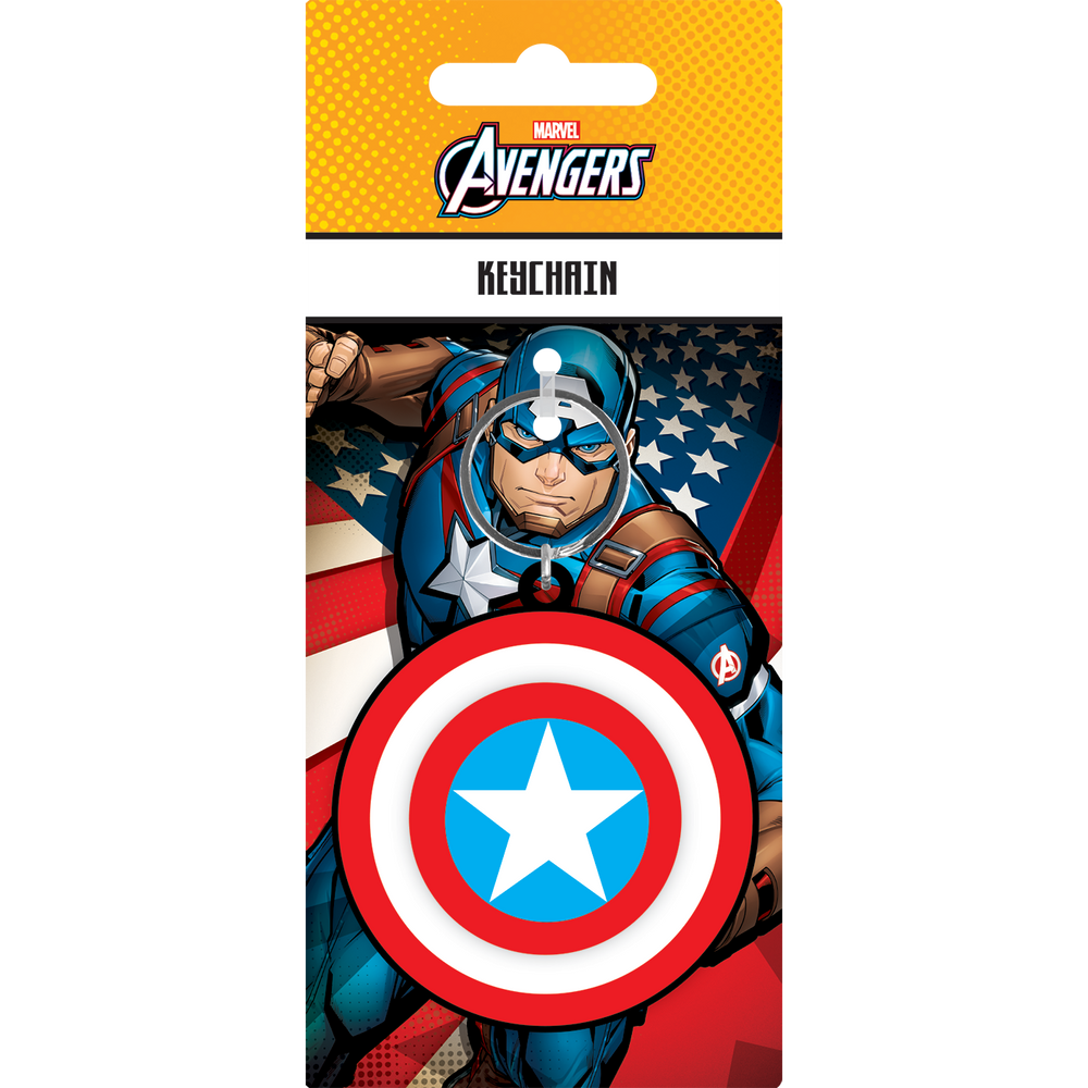 CAPTAIN AMERICA - Shield - 'Spinner' 3D Keychain