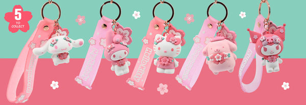 HELLO KITTY - Sakura Series - Assortiment 12 Keychain 15.5cm