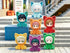 Jujutsu Kaisen Sitting Cat Party Pendant Plush Blind box (1 stuk)