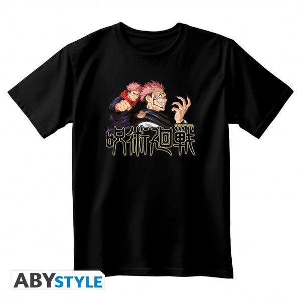 JUJUTSU KAISEN - Unisex blackTshirt - Itadori & Sukuna