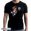 ONE PIECE - Tshirt "Luffy 1000 Logs"  black - new fit