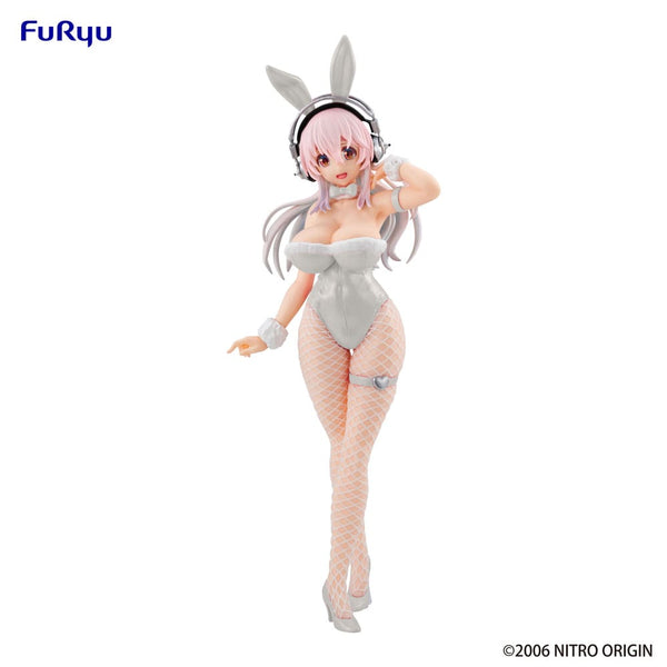 Super Sonico BiCute Bunnies PVC Figure - Pearl White Ver.