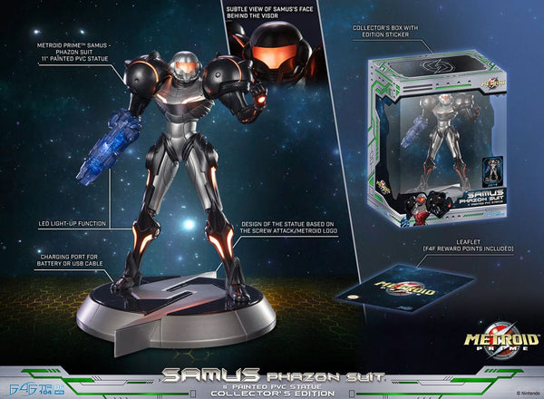 *PRE-ORDER* Metroid Prime PVC Statue Samus Phazon Suit Collector´s Edition 28 cm