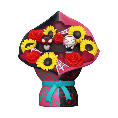Funko Pop! Marvel Bitty POP! Bouquet Vinyl Figure 2-Pack Miles Morales & Ghost Spider (Valentine) 4 cm