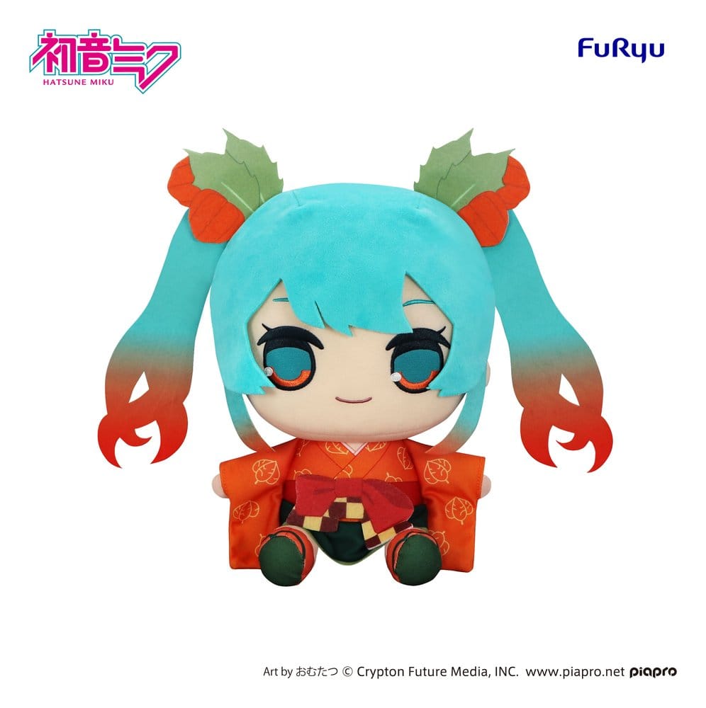 *PRE-ORDER* Hatsune Miku Kyurumaru Big Plush Figure Flower Fairy Winter Cherry Ver. 29 cm