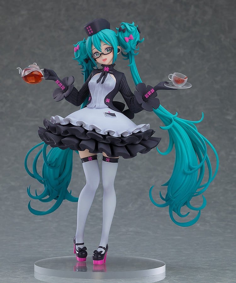 *PRE-ORDER* Character Vocal Series 01: Hatsune Miku Pop Up Parade Hatsune Miku: Glasses x Café Ver. 18 cm
