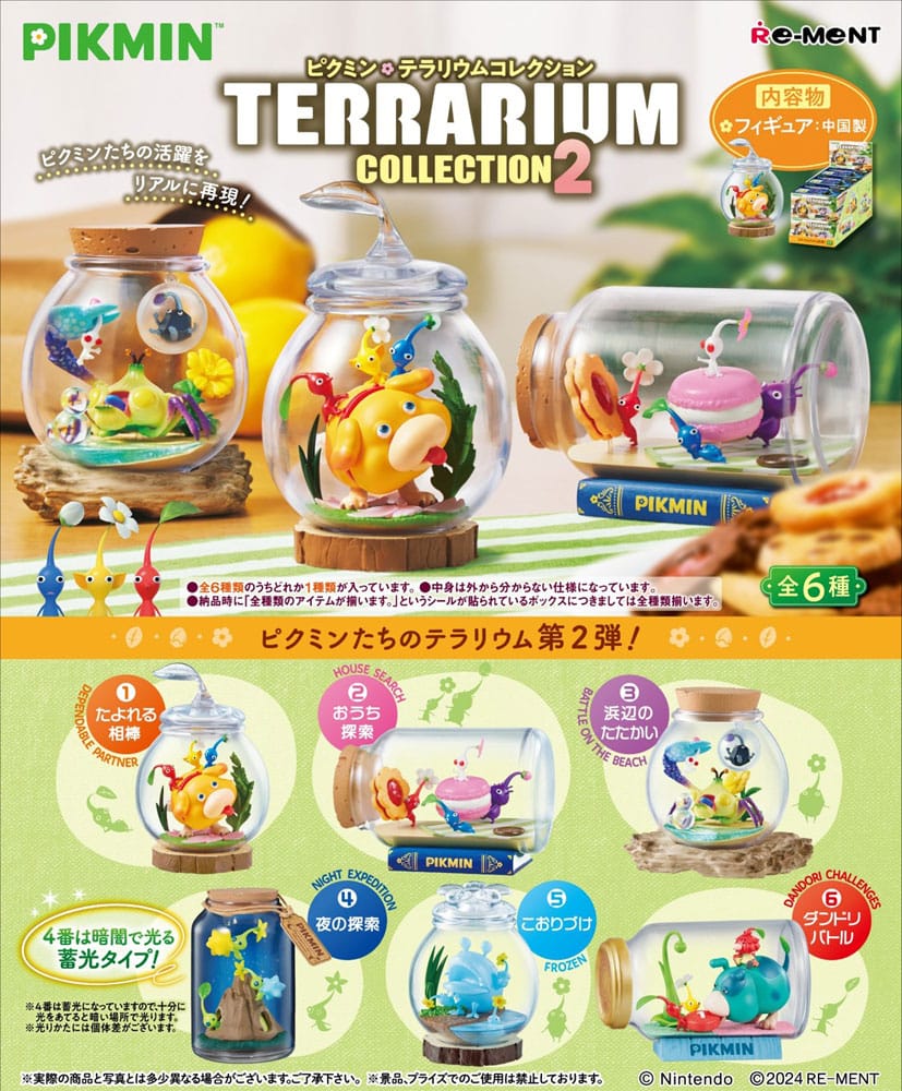 Pikmin Mini Figures 6 cm Terrarium Collection 2 (1 willekeurige figure)