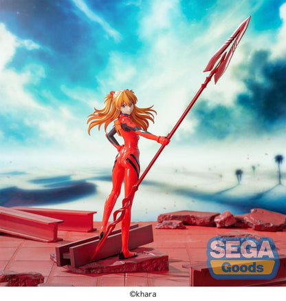 Evangelion: 3.0+1.0 Thrice Upon a Time Luminasta PVC Statue Asuka Shikinami Langley x Spear of Cassius 20 cm
