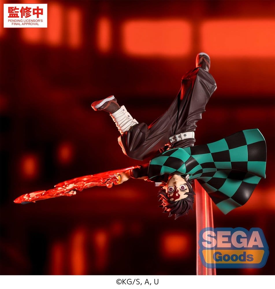 *PRE-ORDER* Demon Slayer: Kimetsu no Yaiba Luminasta PVC Figure Tanjiro Kamado Hinokami Kagura Setting Sun Transformation 15 cm