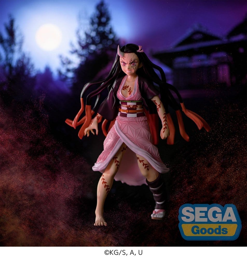 *PRE-ORDER* Demon Slayer: Kimetsu no Yaiba FIGURIZMa PVC Figure Nezuko Kamado Demon Form Advancing Ver. (Rerelease) 21 cm
